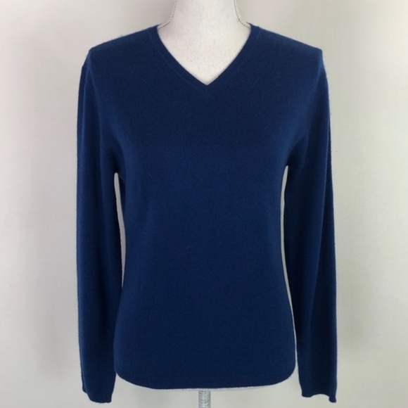 Autumn Cashmere Tops - Autumn Cashmere Blue Cashmere Pullover